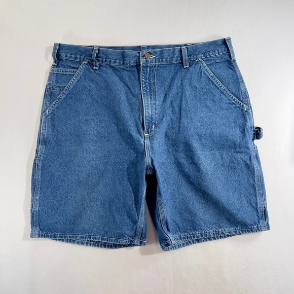 Carhartt Shorts Carpenters Shorts Carhartt Denim Mens W 38 Pockets